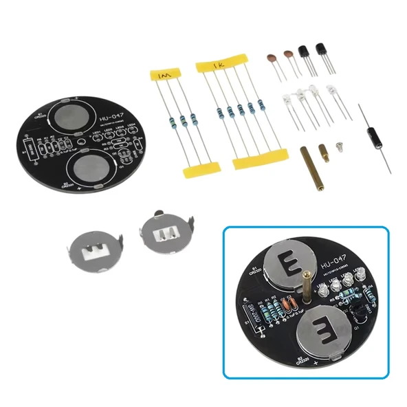 DC 6V LED Dönen Gyro Yanıp Sönen Işıklar Hobi Devresi DIY Lehimleme Kiti - Demonte(Montesiz) ürün görseli 1