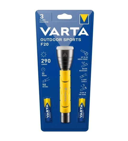 Varta F20 Pilli El Feneri ürün görseli 1