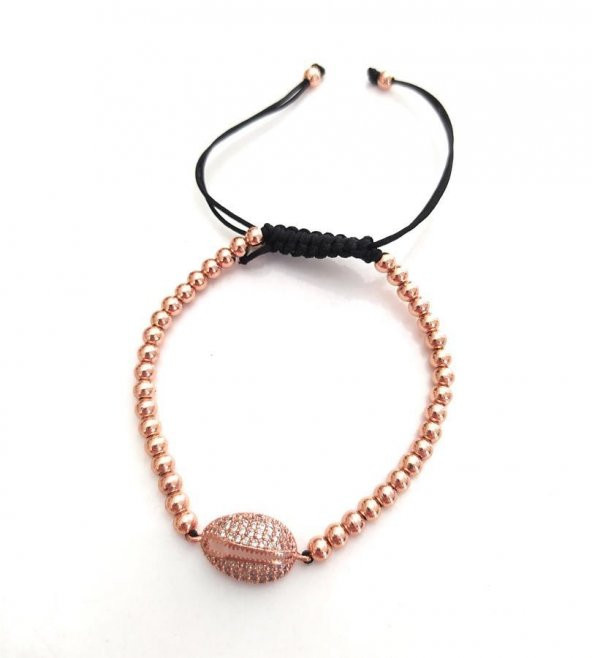 Asansörlü Swarovski Taşlı Bileklik Ayarlanabilir Kadın Rose Gold9562 ürün görseli 1