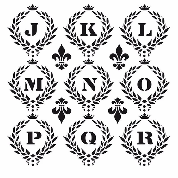 HDM15 Home Dekor Midi Stencil (25X25) ürün görseli 1
