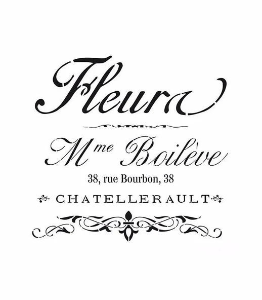 HOME DECOR MİNİ STENCIL HDM-40 25X25 ürün görseli 1