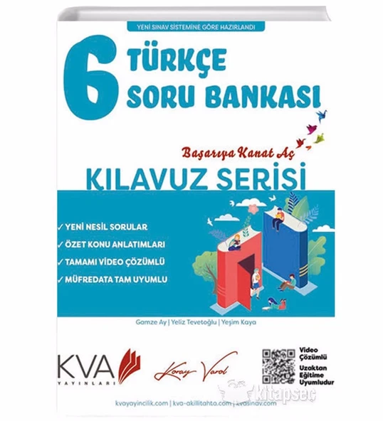 Kva 6.Sınıf Türkçe Soru Bankası Kılavuz Serisi ürün görseli 1