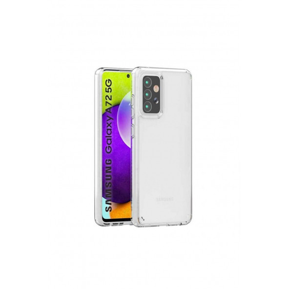 Samsung Galaxy A72 Kamera Korumalı Şeffaf Silikon Kılıf ürün görseli 1