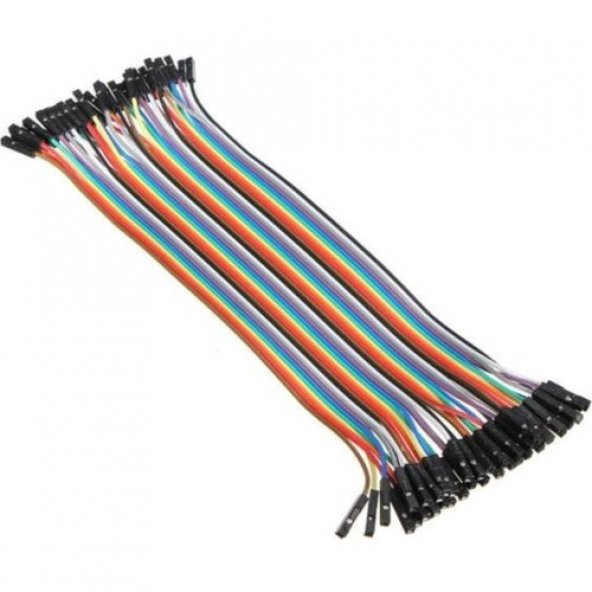 Dişi dişi jumper kablo 40 pin ayrılabilen 200 mm ürün görseli 1