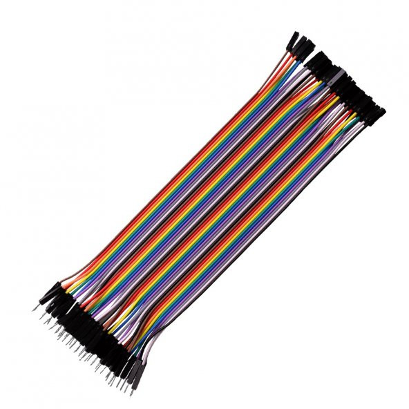 Dişi erkek jumper kablo 40 pin ayrılabilen 200 mm ürün görseli 1