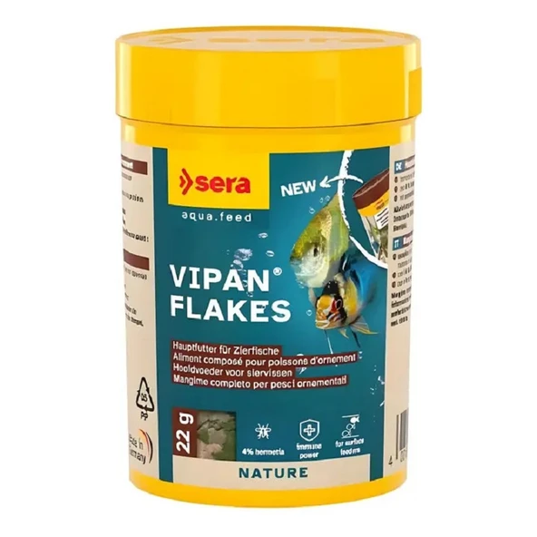 Sera Vipan Flakes Nature 100 ml  22 gr Skt:12/2028 ürün görseli 1