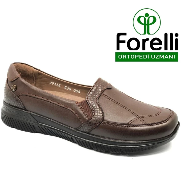 Forelli Dilmen Hakiki Deri Ortopedik Comfort Kadın Casual Ayakkabı ürün görseli 1