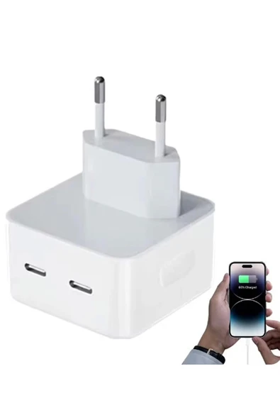 Usb Portu Hızlı Şarj Aleti Taşınabilir Pd 3.0 35w Cep Telefonu Şarj Adaptörü Usb-c Port ürün görseli 1
