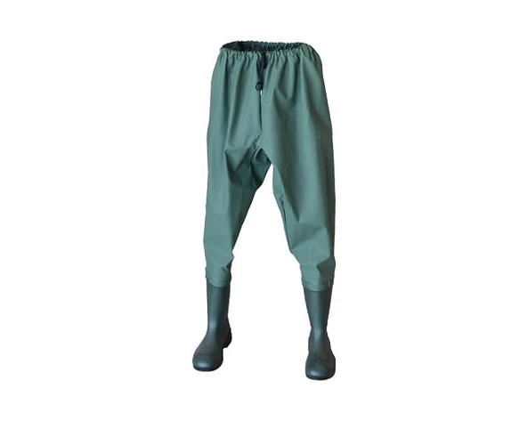 PVC ÇİZME PANTOLON MODEL BELİ LASTİKLİ ürün görseli 1