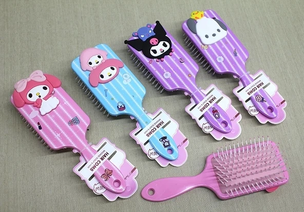 Kuromi,hello Kitty,cinnamon,my Melody Saç Tarağı Alk3086 ürün görseli 1