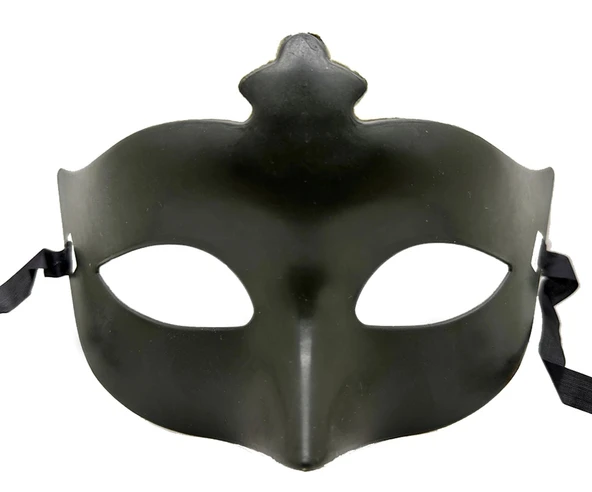 Haki Yeşil Renk Masquerade Kostüm Partisi Venedik Balo Maskesi ürün görseli 1