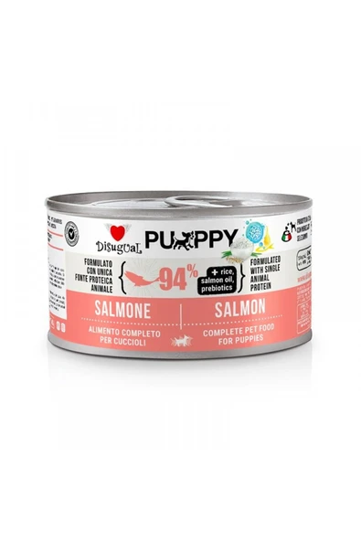 Disugual Dog Wet Food Yavru Köpek Konservesi Somon Balıklı 150 gr ürün görseli 1