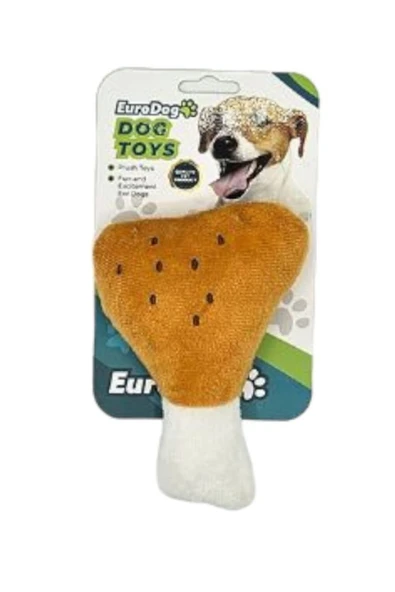 Eurodog Et Budu Şekilli Sesli Peluş Köpek Oyuncağı 19 cm ürün görseli 1