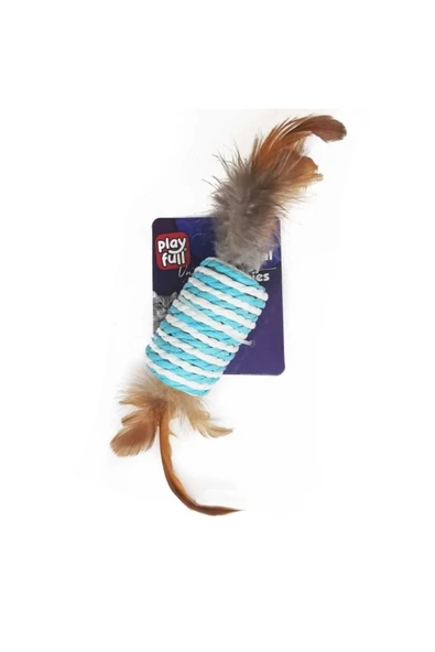 PLAYFULL Hasır Tüylü Top Kedi Oyuncağı 4 Cm ürün görseli 1
