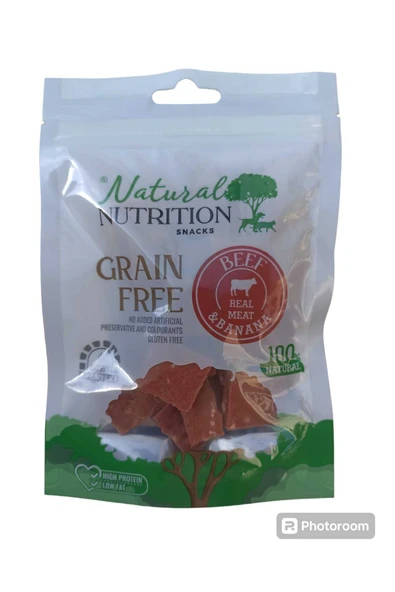 Natural Nutrition NATURAL NUTRİTİON BESLEYİCİ DOLU DULU BEEF BANA ETLİ SNACKS ÖDÜL MAMASI 75 GR 1 ADET ürün görseli 1