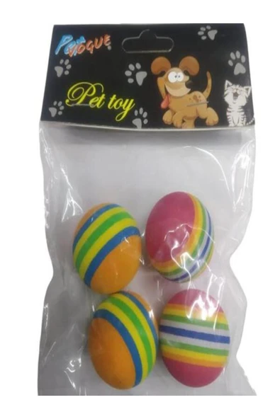 Demirhan 4lü Top Kedi Oyuncağı ürün görseli 1