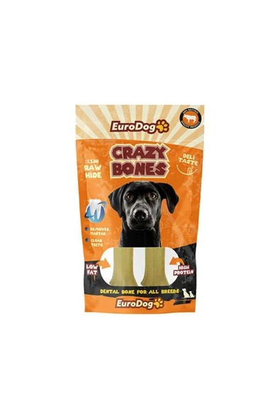Eurodog Eurogold Dog Snack Love Crazy Bone Pres Kemik 10 Cm 100 Gr. ürün görseli 1