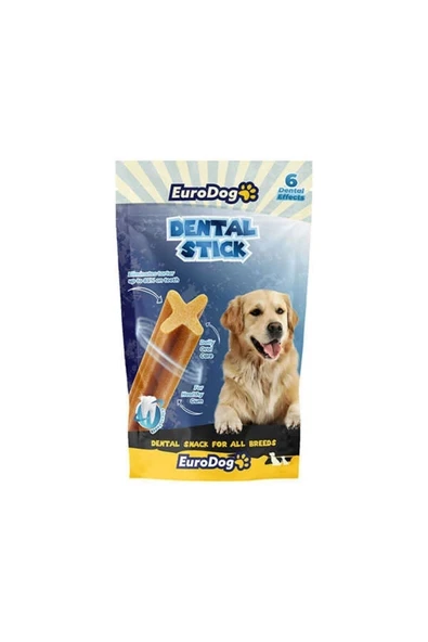 Eurodog Dental Stick Kuzu Etli Çubuk Köpek Ödül Maması 6lı 100 gr ürün görseli 1