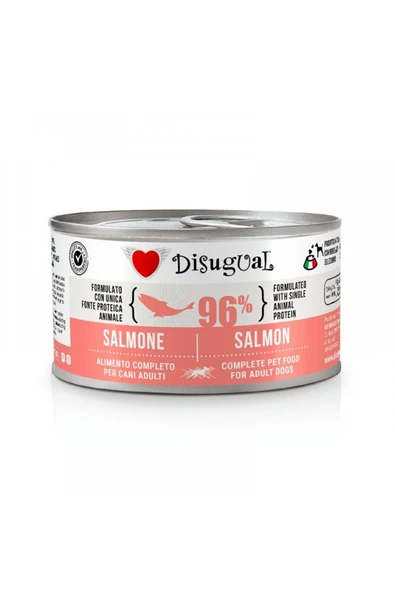 Disugual Dog Wet Food Yetişkin Köpek Konservesi Somon Balıklı 150 gr ürün görseli 1