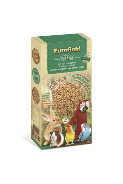 EuroGold Kuş ve Kemirgen Kafes Altlığı 1 Kg HNZRN ürün görseli 1