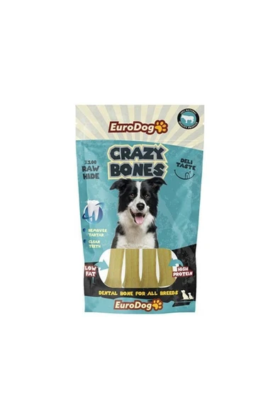 Eurodog Crazy Bones Press Köpek Kemiği 7 Cm 5li ürün görseli 1