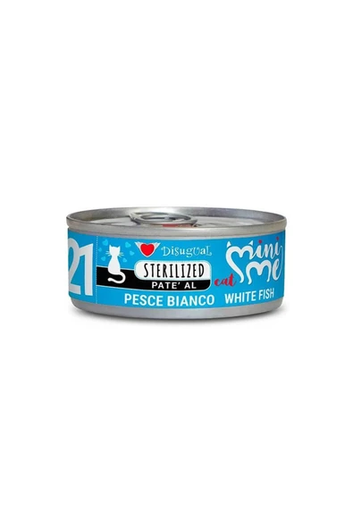 Disugual Mini Me 21 Balıklı Kısırlaştırılmış Pate Yaş Kedi Maması 85 gr ürün görseli 1