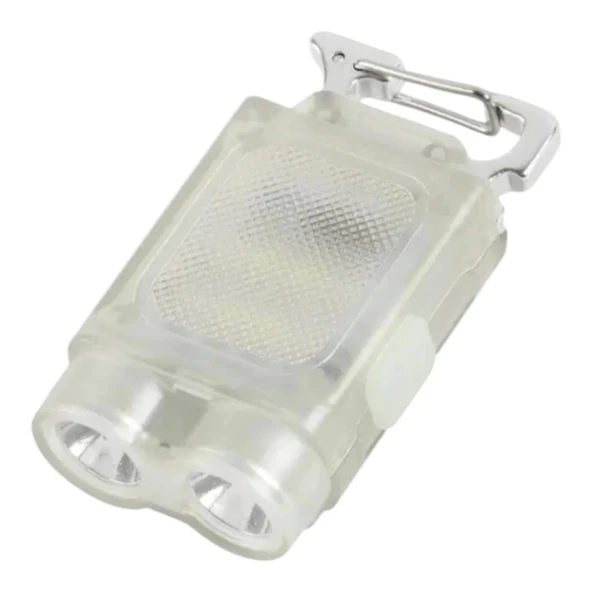 V15 Edc El Feneri 1200lm Anahtarlık Işık Tip-c Şarj Edilebilir Taşınabilir Mini Torch Mıknatıs Klips Ile Kamp Cep Fener ürün görseli 1