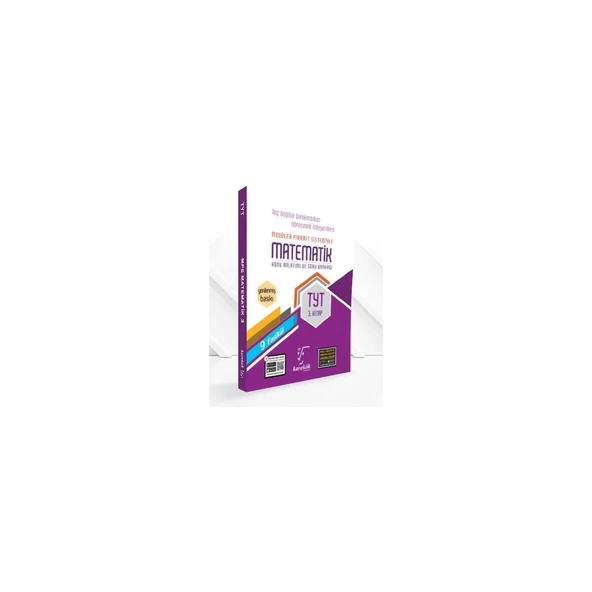 Tyt  Matematik 3.Kitap Mps (modüler Piramit Sistemi) ürün görseli 1