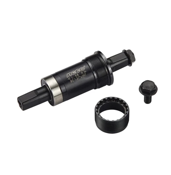 NECO BİSİKLET KASET ORTA YATAK RULMANLI 126MM KUTULU SİYAH YTK-209 ürün görseli 1
