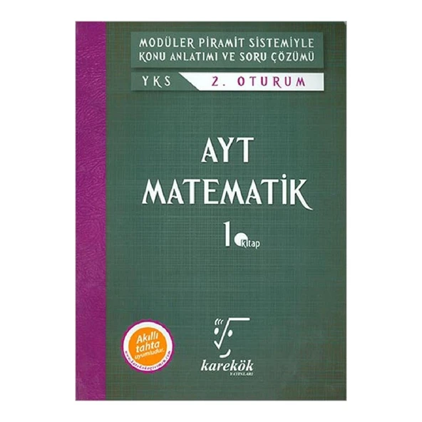 AYT Matematik 1.Kitap Konu Anlatımlı ve Soru Bankası Karekök Yayınları ürün görseli 1