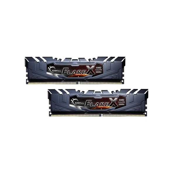 Gskill F4-3200C16D-32Gfx Flare X Ddr4-3200Mhz Cl16 32Gb (2X16Gb) Amd Ryzen Uyumlu (16-18-18-38) 1.35V ürün görseli 1