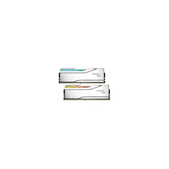 F5-6400J3239G32GX2-TR5S GSKILL Trident Z5 Royal Silver RGB DDR5-6400Mhz CL32 64GB (2X32GB) DUAL (32-39-39-102) 1.40V ürün görseli 1