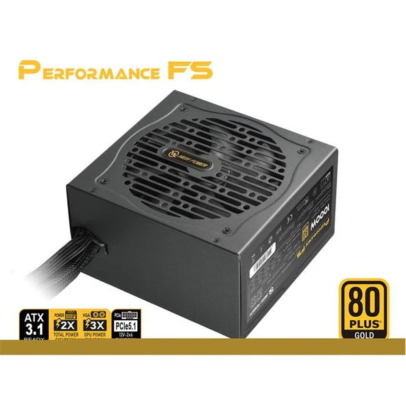 HIGH POWER 1000W 80+ GOLD Performance HP1-S21000GD-F12S PCIE 5.1 Power Supply ürün görseli 1