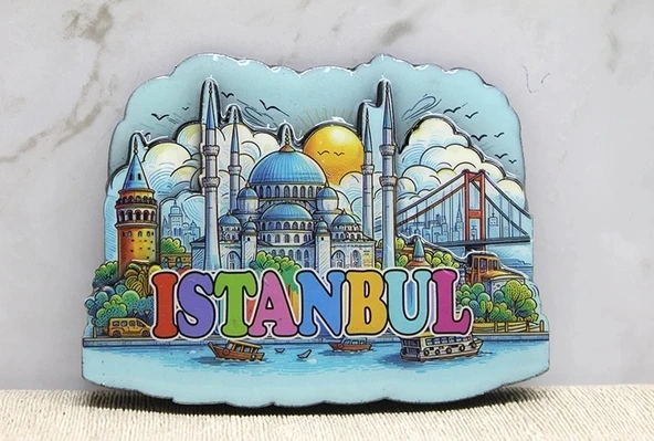 Ahşap İstanbul Temalı Magnet Alk4360 ürün görseli 1