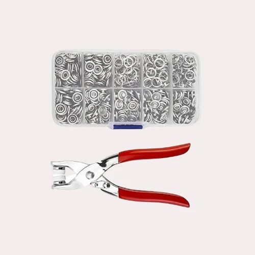 Mucit Home  Çıt Çıt ve El Pensesi Çıt Çıt Çakım Takma Seti Makine Metal 9.5 MM ürün görseli 1