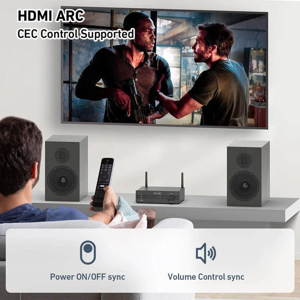 Arylic BP50 Bluetooth PreAmfi - Resim 4