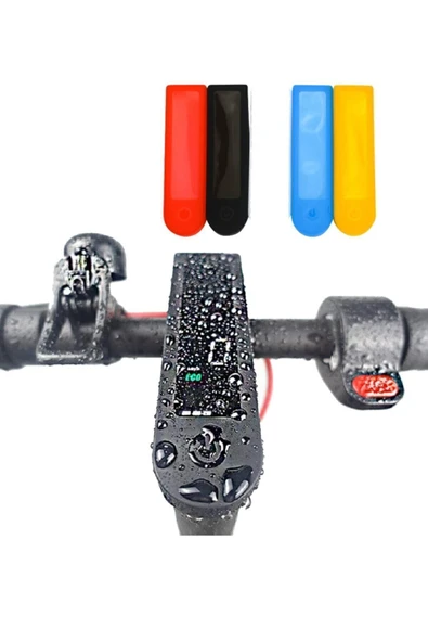 Elektrikli Scooter Silikon Ekran Kılıfı Su Geçirmez Darbelere Karşı Dayanıklı Siyah Renk ürün görseli 1