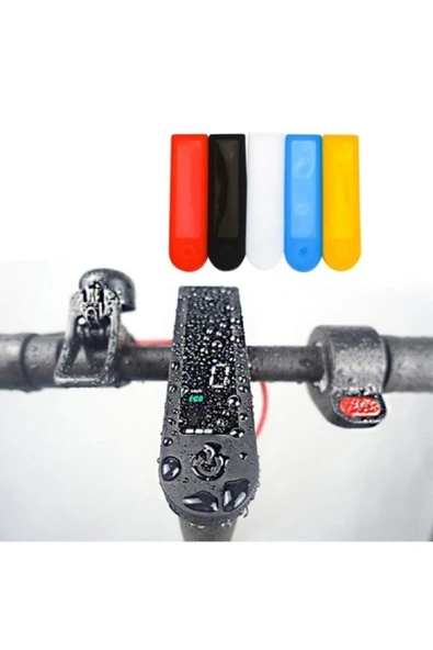 Elektrikli Scooter Silikon Ekran Koruyucu Su Geçirmez Darbelere Karşı Dayanıklı Koruyucu (siyah) ürün görseli 1