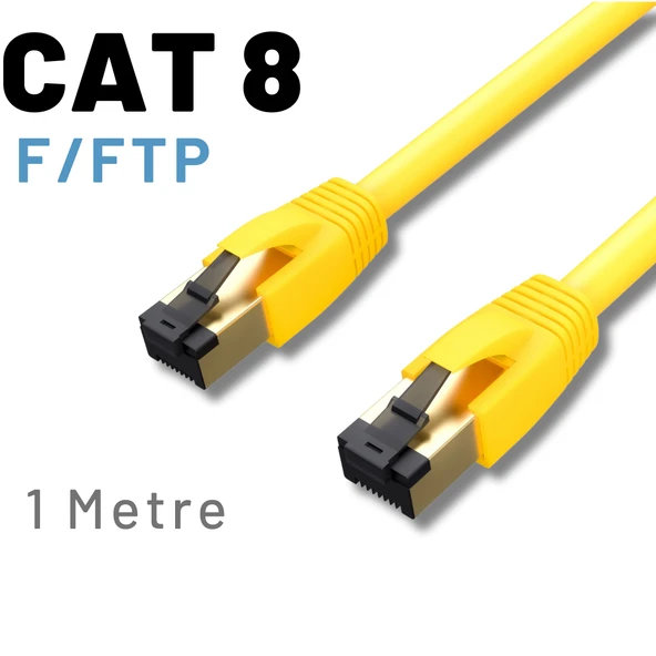 IRENIS CAT8 F/FTP LSZH Ethernet Patch Kablo, 1 Metre ürün görseli 1