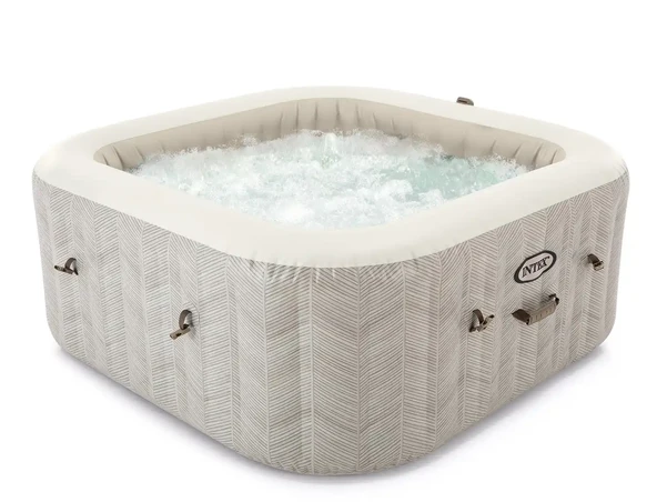 İNTEX 28446NP 4 KİŞİLİK CHEVRON DELUXE KARE SPA SETİ ürün görseli 1