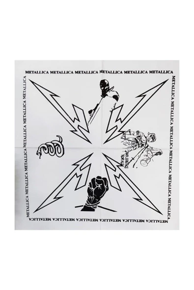 fame-stoned Metallica Bandana ürün görseli 1