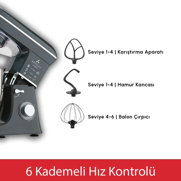 PTTAVM: Aryıldız Power Chef XXL 10 Litre Stand Mikser
