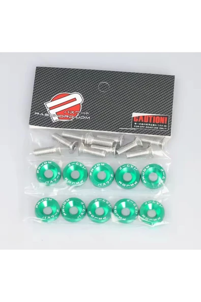 SCOOTER RENKLİ JDM VİDA PUL 10 LU PAKET ürün görseli 1