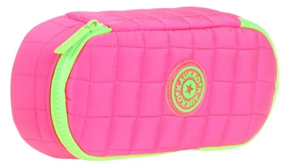 Kaukko Kız Çocuk Pembe Özel Bölmeli Organizer Okul ve Günlük Kalem Çantası - K2622 ürün görseli 1