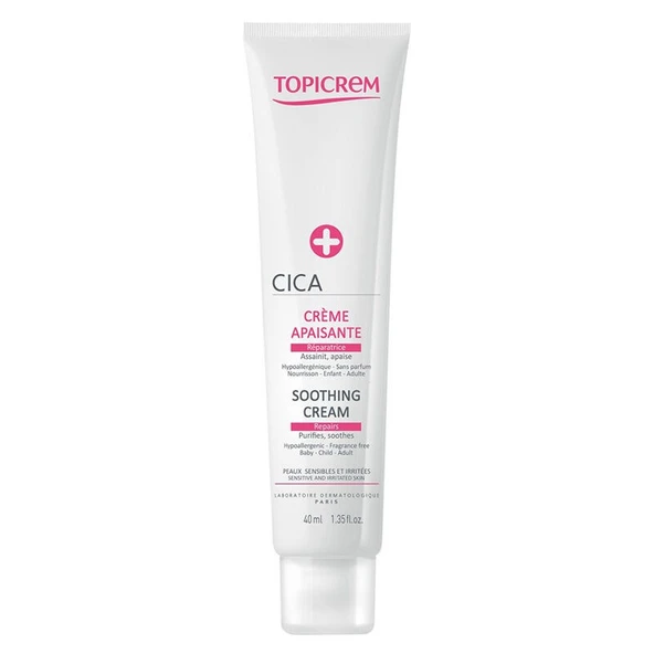 Topicrem Cica Repair Soothing Cream 40 ml Tahriş Olmuş Ciltler İçin Krem ürün görseli 1