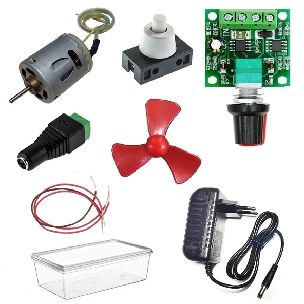 Kutulu 3 in 1 Güçlü Motor Deney Seti (3 Devre) - Öğrenci Elektrik Devresi ürün görseli 1