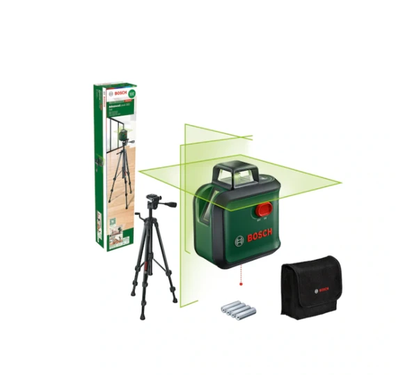 Bosch Advanced Level 360 Seti Capraz Cizgi Lazeri 0603663B07 ürün görseli 1