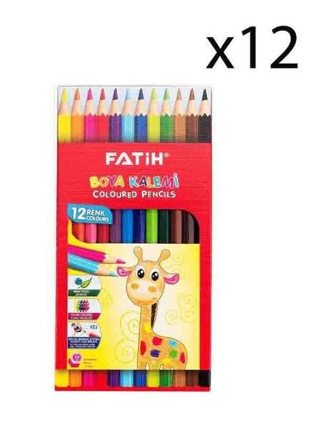 Fatih Kuru Boya 12 Renk Tam Boy 12 Adet ürün görseli 1