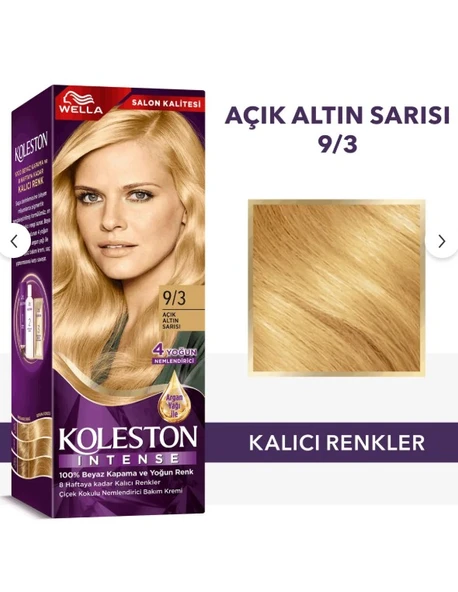 Koleston Intense 9-3 Açık Altın Sarısı ürün görseli 1