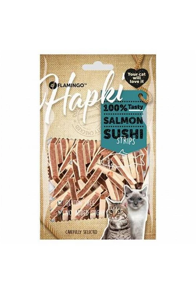 Flamingo Hapki Somon Alabalıklı Şerit Kedi Ödülü 85 gr ürün görseli 1